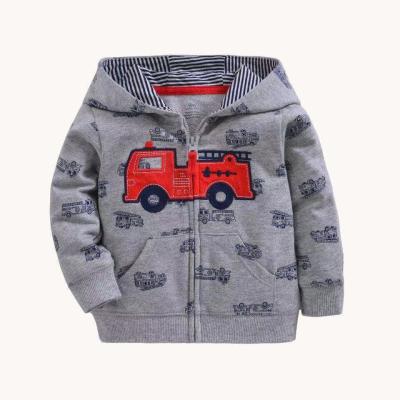 China 2021 kids clothing cartoon little boy cotton hoodie viable hot sale jacket for sale