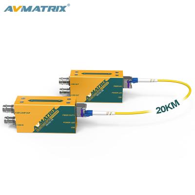 China AVMATRIX USB Power SDI Optical Fiber Supplement with SFP LC Module FE1121 for sale