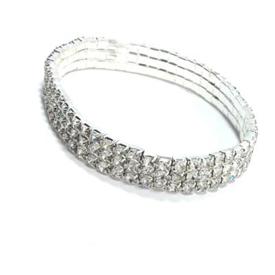 China Do Not Fade Rhinestone Zircon Crystal Anklet Bracelet With Multilayer Gold Tennis Optional Silver Anklets for sale