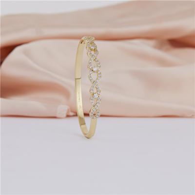 China 2021 new best selling environmentally friendly women hired and simple atmosphere simple personality fashion gold exquisite bracelet for sale