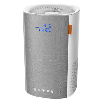 China Hotel Blue-tooth Function Audio Music Display Desk Study Bedroom Air Purifier for sale