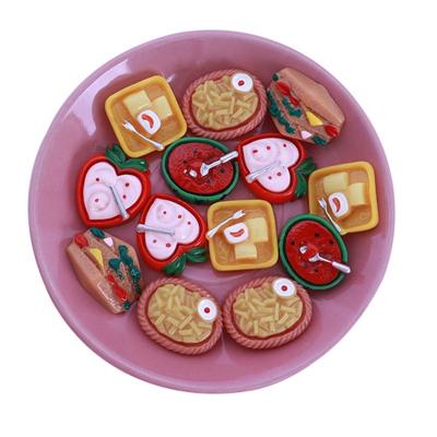 China All High Quality Decoration Resin Miniature Charming Cartoon Food Fruit Country Toys Handmade Diy Products for sale