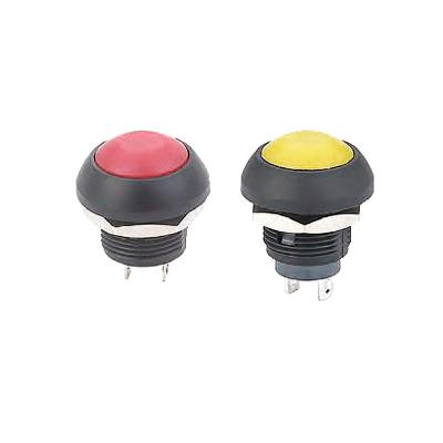 China 12mm JT 12B-Q10Y-PC Reset Momentary Waterproof Push Button Super Switch 12mm for sale