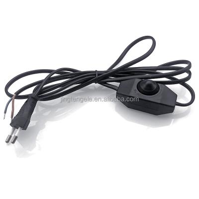 China Hot Promotion Extension Cord Plug Power Cable 2 Pin Power Cord Ac Power Cord for sale