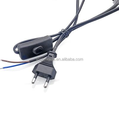 China AC Power Socket 2 Pin Power Cord Plug Cable AC Power Cord for sale