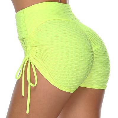 China New style fashion candy summer QUICK DRY high waisted gym yoga shorts casual panties women shorts for cycling for sale