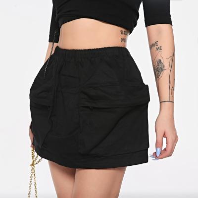 China Plus Size 2021 New Design Comfortable Soft Women's Casual Dress Short Skirt Pleated Mini Skirt for sale