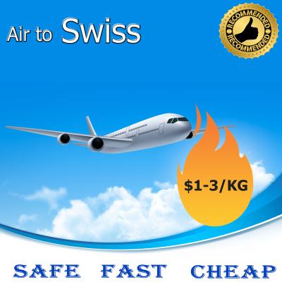 China Cheapest air freight from china to swiss shipping rates YUANXUN for sale