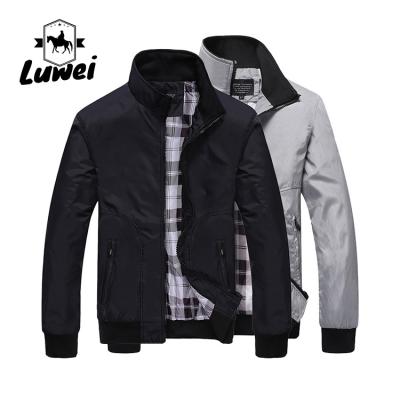 China Winter Reversible Professional Bomber Softshell Sportswear Outdoor Trendy Warm Jackets Full Collar Service Slim Men's Support for sale