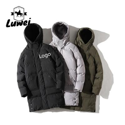 China China Softshell Reversible Custom Outdoor Hoodies Thick Cotton Bubble Coats Jaqueta Coat Long Service Men's Jackets With Pockets for sale