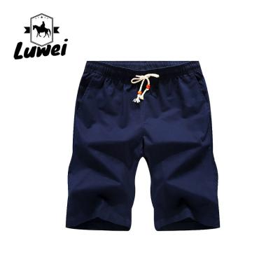 China Wholesale Custom Anti-wrinkle Mens Cotton Summer Swimming Jogger Drawstring Casual Beach Shorts For Men for sale