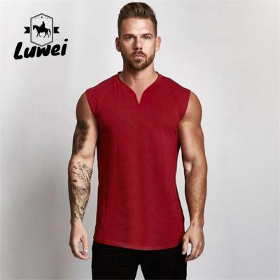 China Hollow Sporty Muscle Stringer Tank Tops Men Workout Fitness Undershirts Custom Cotton Sleeveless Cutout Singlet QUICK DRY for sale