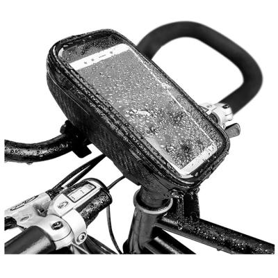 China AFISHTOUR FB2036 6 Inch Bicycle Handlebar Phone Mount Bag Waterproof Touch Screen Bicycle Mobile Phone Filter Mounts Large Capacity for sale