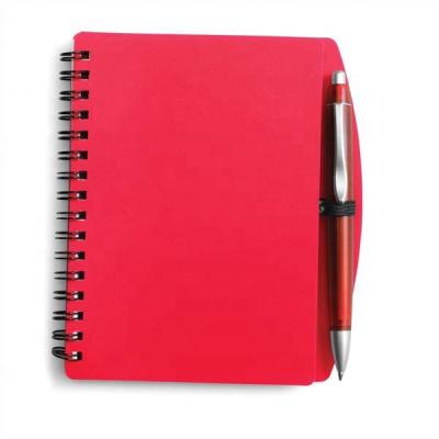 China Spiral Good Quality Promotion Cheap Custom Notebook With Pen for sale