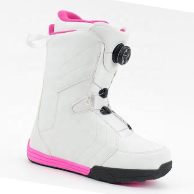 China New Ladies Snow Ski Shoes Snowboard Boots Warm Waterproof Non-slip Ski Boots DH-8021 Shock for sale