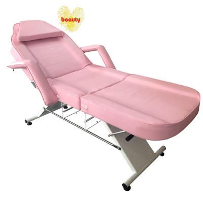 China Beautiful And Durable New Design Simple Functional Foldable Beauty Single Chair Spa Massage Facial Bed for sale