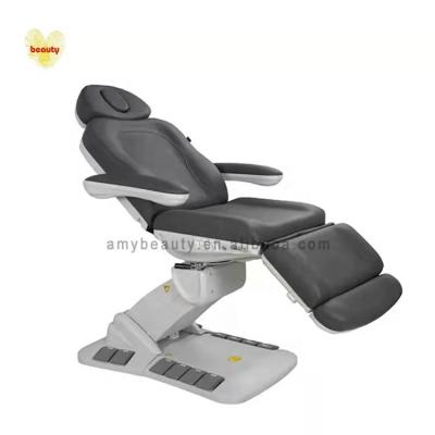 China Modern Professional Wholesale Electric Motors Beauty Salon Furniture 4 Spa Bed Facial Massage Bed With Stool for sale