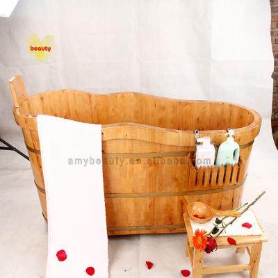 China Cedar Wood Therapy Portable Foot Barrels Wooden Spa Bath Barrel 944 for sale