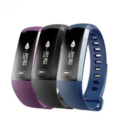 China Smart Bracelet Fitness Heart Rate Blood Pressure Pulse Meter Heart Blood Pressure M2 Wristband Band For IOS Android for sale