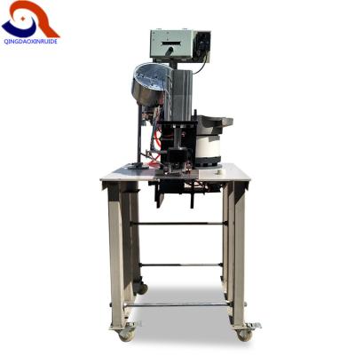 China Efficient pneumatic banner eyelet punching machine / tarpaulin machine for sale