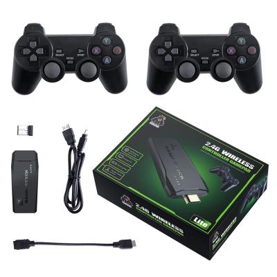 China Game Playing M8 4K Game Stick Video Game Controller 3D 4K HD TV Wireless Game Console Dual 2.4G Gamepad Dongle PS1 Emulators Wholesale for sale