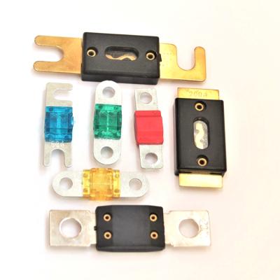 China LOW VOLTAGE Mini ANL Bolton Type Automobile American National Standard ANM Fuse Bolt Down Automotive Fuse Bolt On Midi Fuse for sale