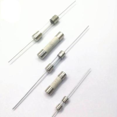 China Glass / Ceramic Glass Fuse 100mA-10A 250V 3.6*10mm Fuse With Legs for sale