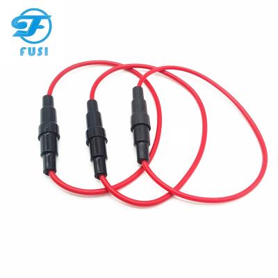 China China Factory Lead Glass Ceramic Integrated Standard Wire Fuse Holder 5x20 6x30 10x38mm Safety Fuse Box Fuse Holder Built-in Types for sale