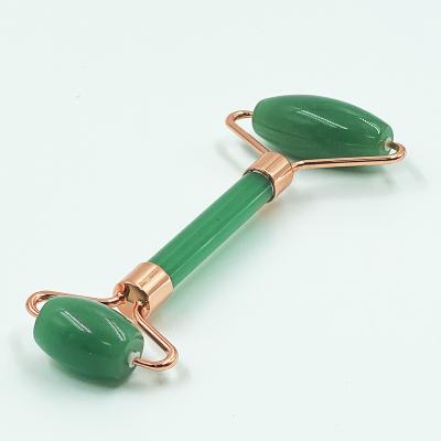 China Body Jade Roller Face Massage Roller High Quality Green Jade Guasha Stone Hot Selling Jade Roller Guasha Set for sale