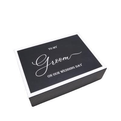 China Handmade Custom Cardboard Gift Wedding Invitation Magnetic Paper Box for sale