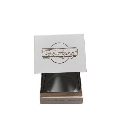 China Recyclable Logo Ring Presentation Box Printing Hot Stamping Gift Insert Box for sale