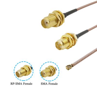 China RF Pigtail Extension Cable SMA to U.FL IPX IPEX RG178 Antenna Cable Connector TFL178C-0003 for sale