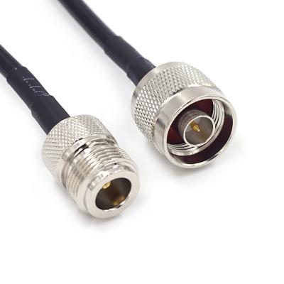 China Low Loss N Male To Female N Cable RG58 Radio WIFI Extension Cable TFL58C-0014 for sale