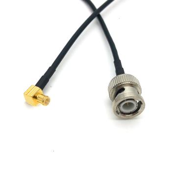 China New BNC MCX Male To Male RF Connector Pigtail RG174 Right Angle Cable TFL174C-0018 for sale