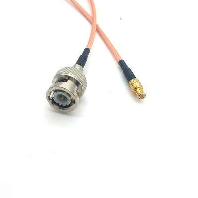 China BNC MCX to RG316 RF Assembly Male Pigtail Jumper Adapter Extension Coaxial Cable TFL316C-0064 for sale