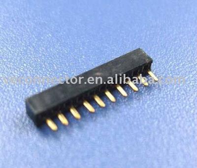 China Female PCB 2.54 pitch header, height~3.5mm, single row, dip for sale