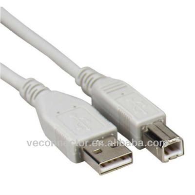 China White USB Printer Am To BOM Cable, Use For PC And Printer for sale