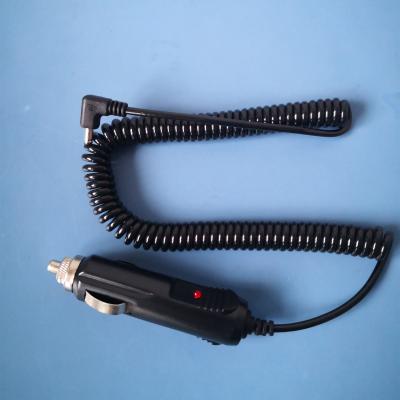 China Car Automotive Cigarette Lighter Plug To Plug DC35135 Round Car Charger Cable for sale