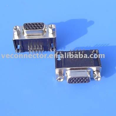 China VGA PCB Connector, 9p, Female, 90 Degree, Immersion for sale