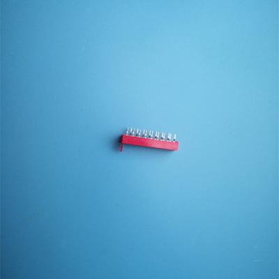 China Red Micro Ribbon Cable 1.27mm Tyco Match IDC Connector Dip To PCB for sale