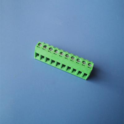 China 3.5 or 3.81 Industrial Launch Barrier Terminal Blocks, Female with Spring for sale