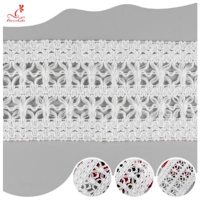 China Factory Sustainable Cotton Lace Material Guangzhou Crochet Lace Trim For Clothing for sale