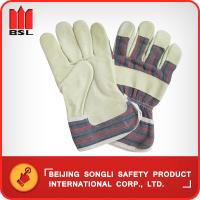 Chine SLG-88PASA  Pig grain leather working safety gloves à vendre