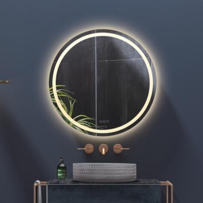 China Modern Modern Round Bathroom Mirror Smart Mirror With Led Light for sale