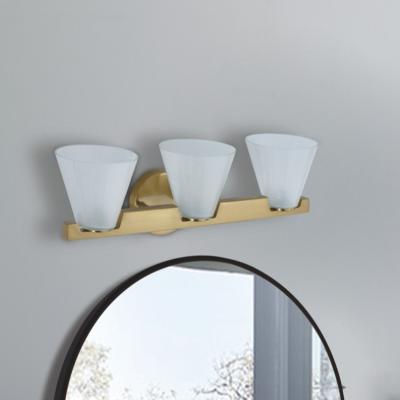 China Modern Modern Bathroom Wall Light Fixtures Farmhouse 3-Light Vanity Light for sale