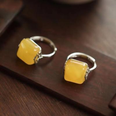 China Aimgal Retro TRENDY Beeswax S925 Sterling Silver Ring For Ladies for sale