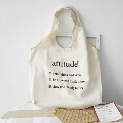 China Professional Custom Promotion Printing White Cheap Handled Pocket Cotton Canvas Shopping Tote Shoulder Bag 12oz Long for sale