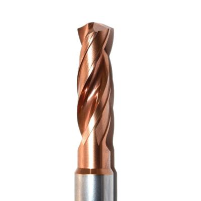 China Metal Drilling High Precision Shank Carbide Twist Drill Cobalt Coating Parallel Twist Drill for sale