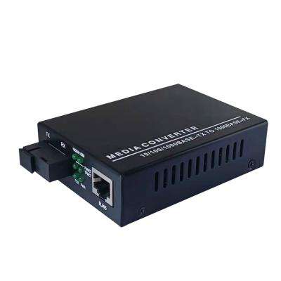 China FTTH Factory Hot Sale ND-921SW-BIDI-20 Fiber Single Mode Single Mode External Power Supply DC/5V Single Media Converter for sale