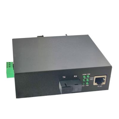 China Support FTTH ND-D920SSW-BIDI end fault function on FX port 10/100/1000M dual speed gigabit media converter for sale